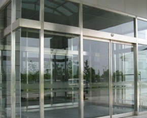 青銅峽玻璃自動門